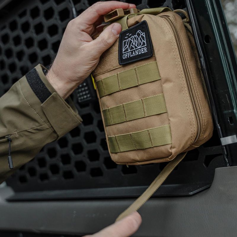 Sacul tactic OFFLANDER Molle 3 l khaki 7