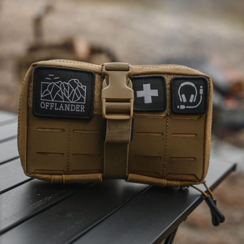 Sacul tactic OFFLANDER Molle Powerbank 1 l khaki 4
