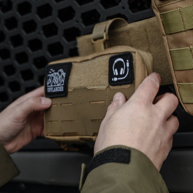 Sacul tactic OFFLANDER Molle Powerbank 1 l khaki 6