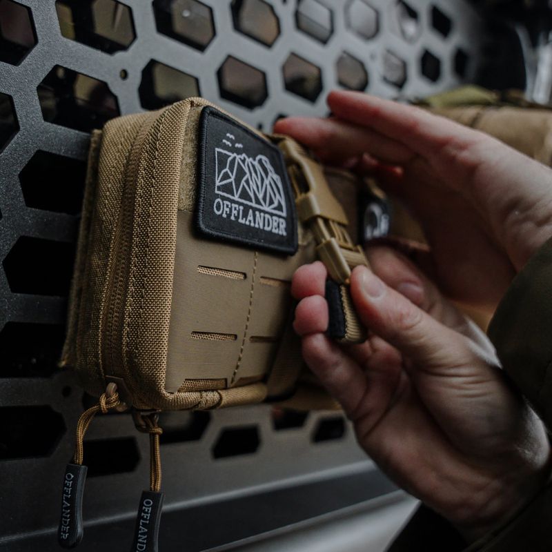 Sacul tactic OFFLANDER Molle Powerbank 1 l khaki 7