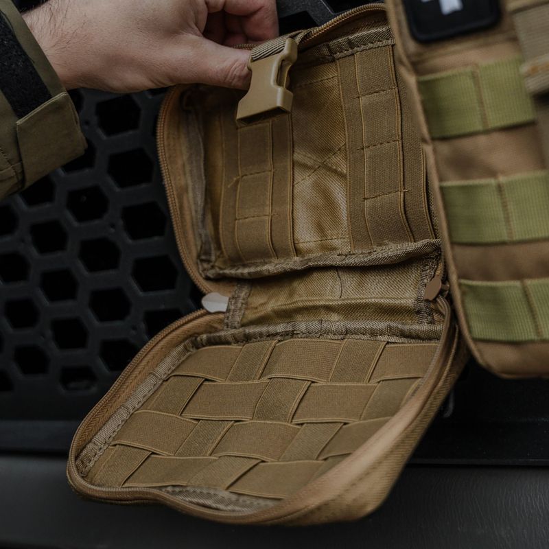 Sacul tactic OFFLANDER Molle Powerbank 1 l khaki 8