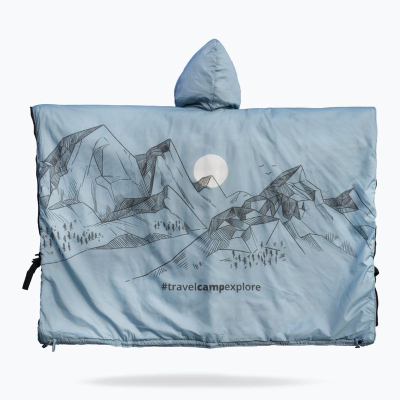 Poncho OFFLANDER OFF_CACC greutate mare încălzit albastru 3