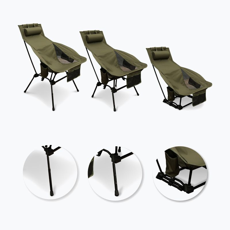 Scaun de camping OFFLANDER Off_Acc_50 składane olive 5