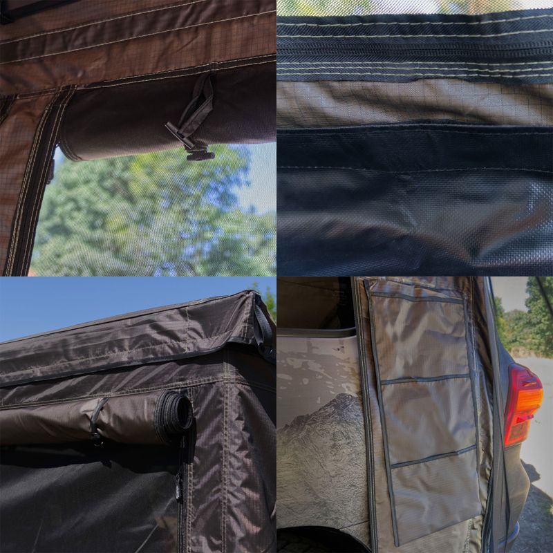 Vestibul pentru cort Offlander Off_Acc_Square_L_An Do Markizy Bocznej Kwa Drat black 7