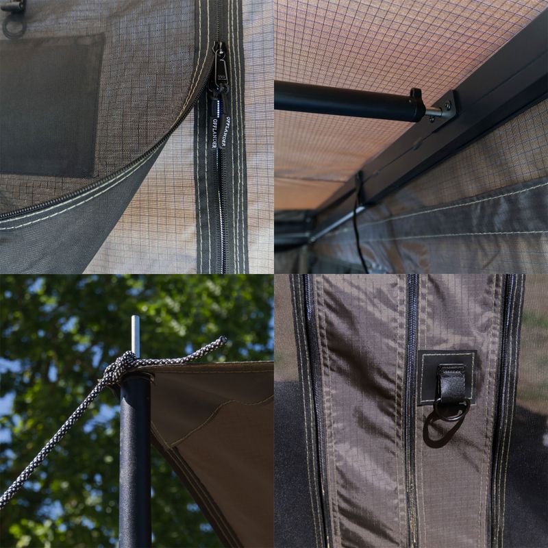 Vestibul pentru cort Offlander Off_Acc_Square_L_An Do Markizy Bocznej Kwa Drat black 8