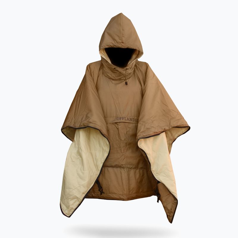 Poncho OFFLANDER OFF_CACC ușor încălzit maro 4
