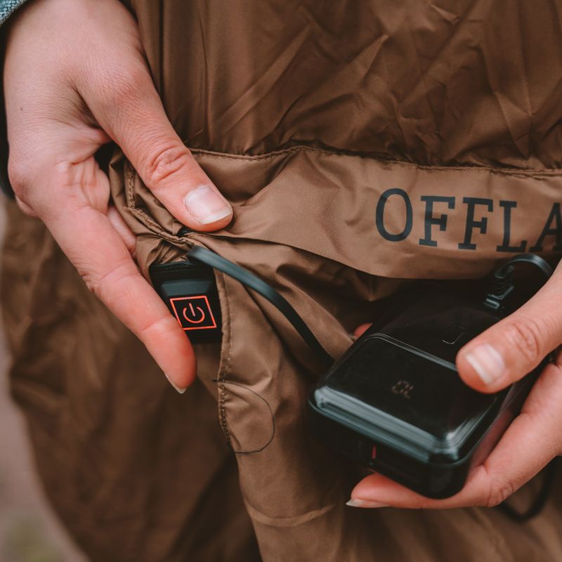Poncho OFFLANDER OFF_CACC ușor încălzit maro 8