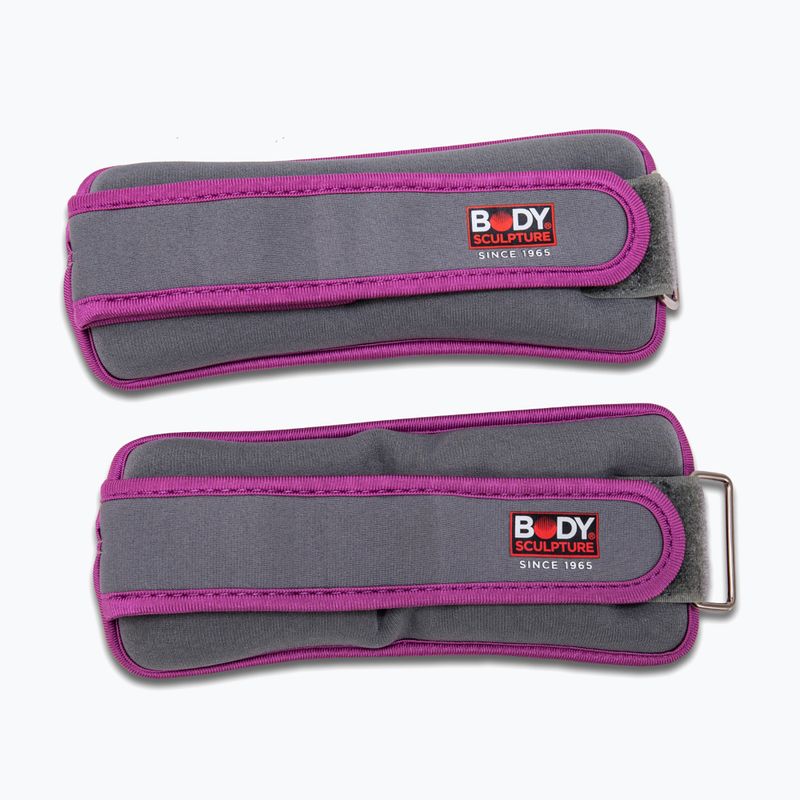 Greutăți pentru încheieturi Body Sculpture Bb 2700U 2 x 0,5 kg grey/purple 2