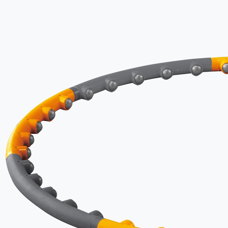 Hula hoop cu greutate Body Sculpture Bb 6430 1.2 Kg grey/orange 3