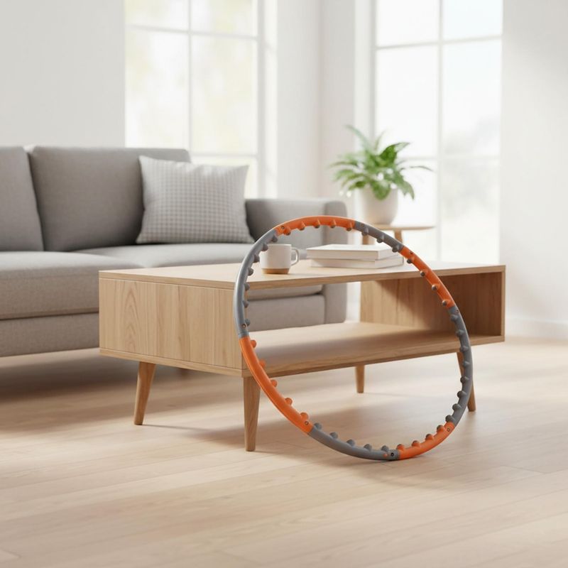 Hula hoop cu greutate Body Sculpture Bb 6430 1.2 Kg grey/orange 8
