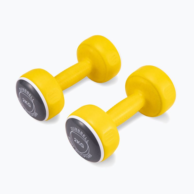 Set de gantere cu suport Body Sculpture Smart Bw 108Dt 24 kg yellow/blue/black 3
