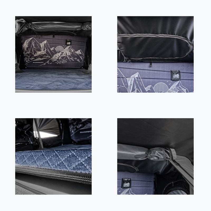 Cort de acoperiș 2-persoane OFFLANDER Fold 2 Wolf gray 8