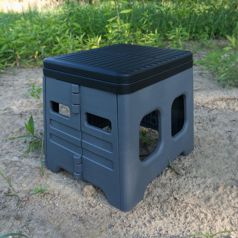 Toaletă turistică OFFLANDER Portable Folding Camping Toilet black 4