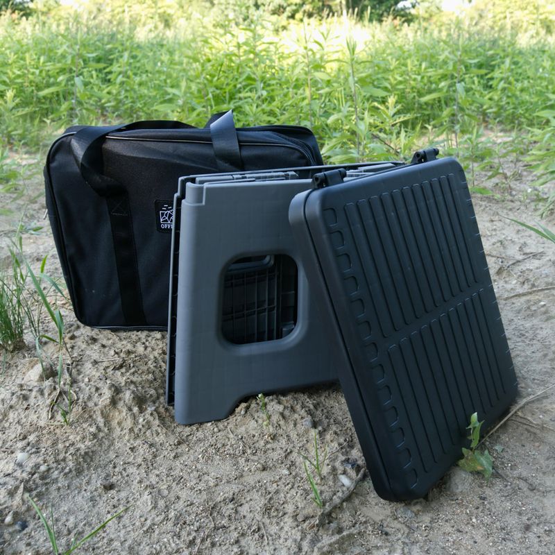 Toaletă turistică OFFLANDER Portable Folding Camping Toilet black 7