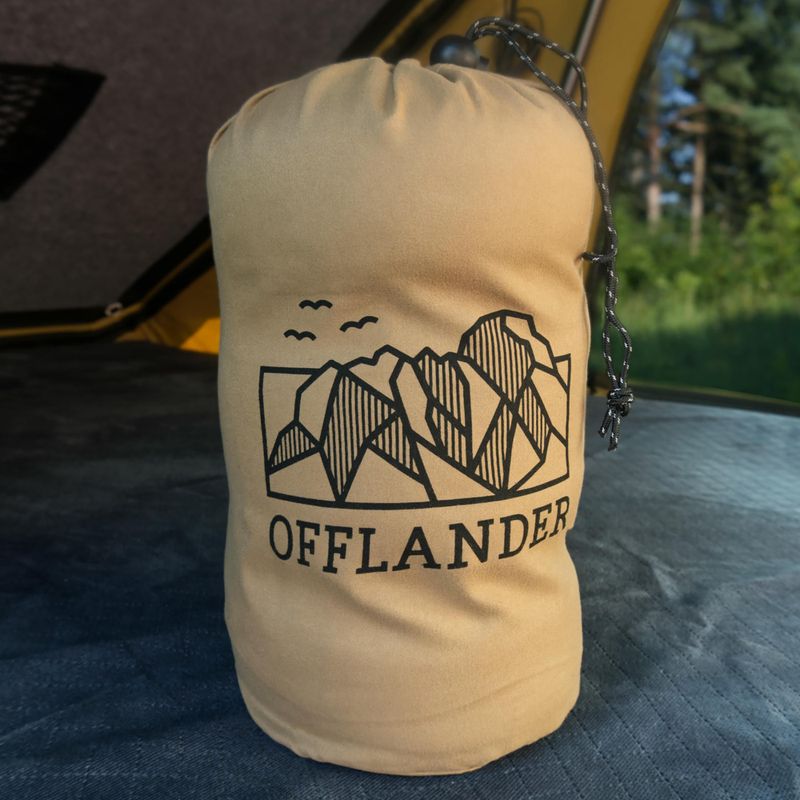 Pernă de turism OFFLANDER Pillow sand 5