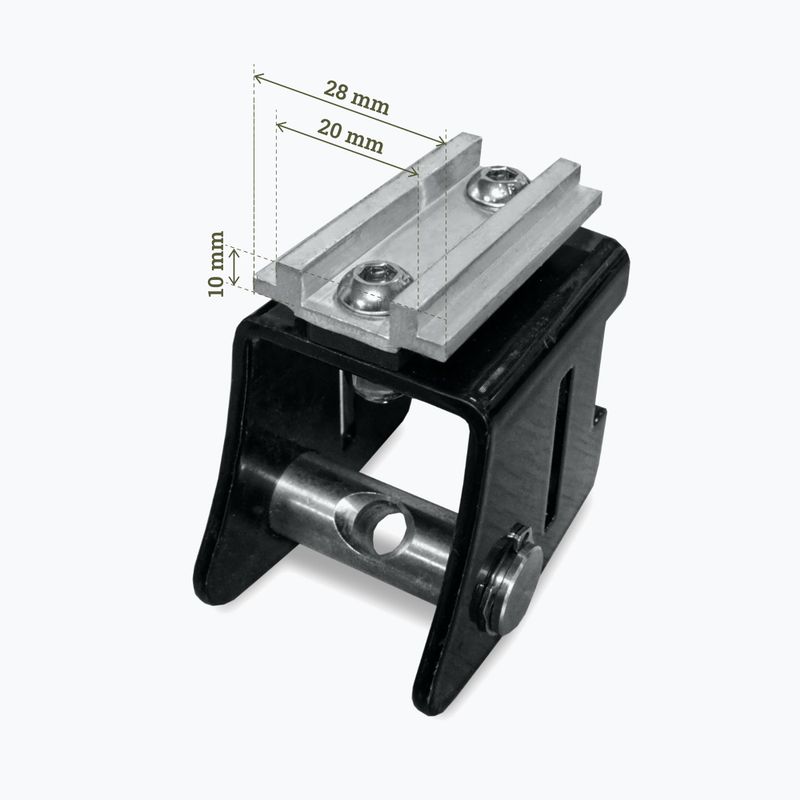 Suport de montaj OFFLANDER Anti-Theft Roof Tent Brackets 4 pack black 8
