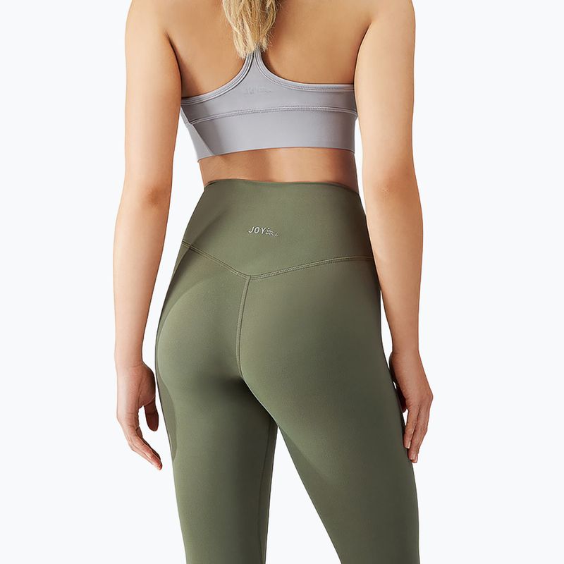 Jambiere de yoga pentru femei JOYINME 7/8 verde 801135 3
