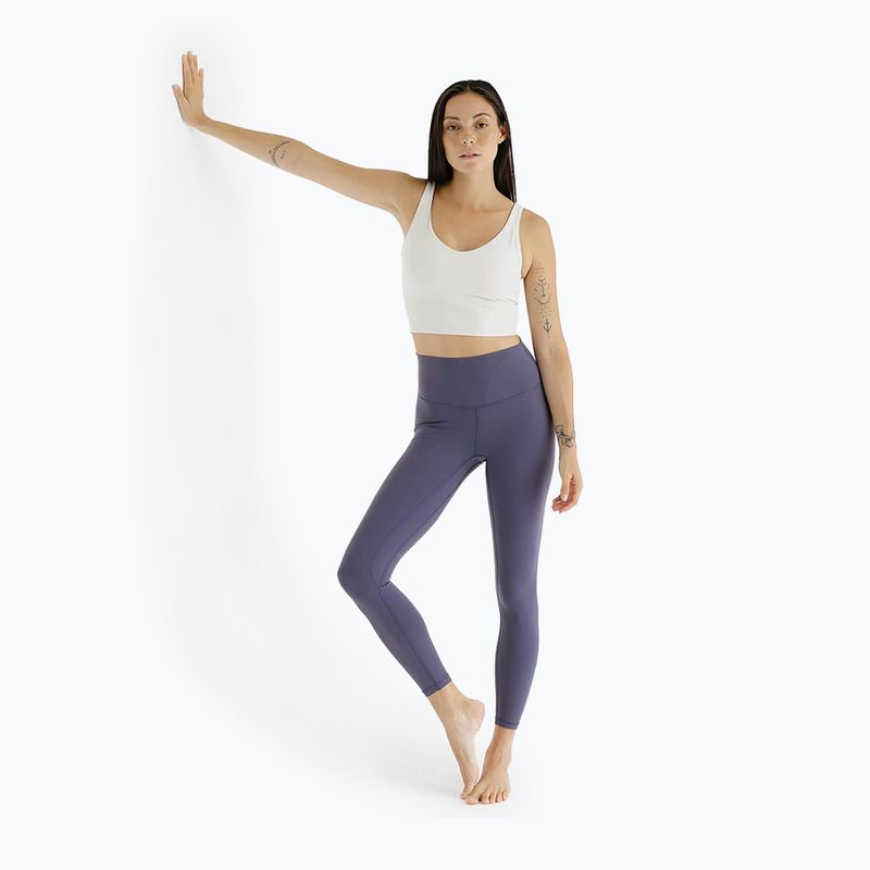 Jambiere de yoga pentru femei JOYINME 7/8 albastru marin 801141 2
