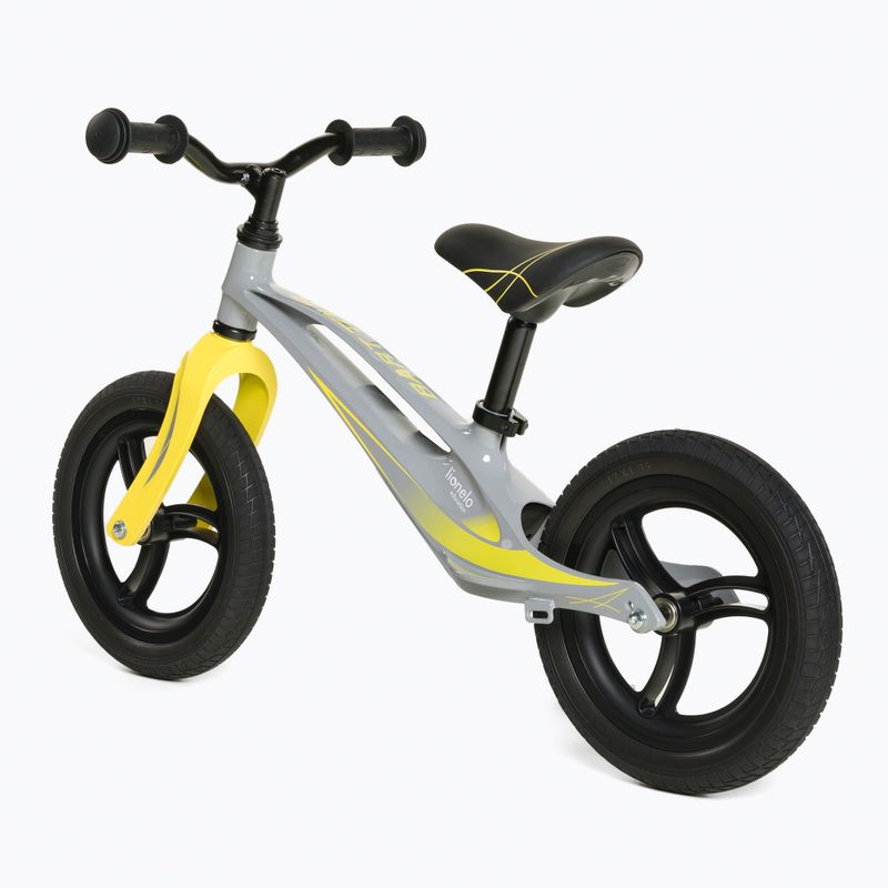 Lionelo Bart Tour bicicletă pentru copii gri-galben LOE-BART TOUR 3