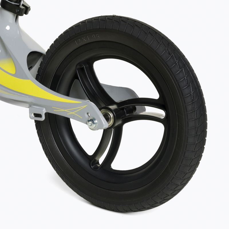 Lionelo Bart Tour bicicletă pentru copii gri-galben LOE-BART TOUR 6