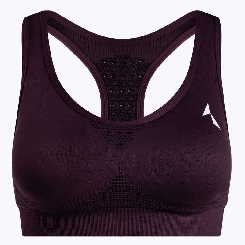 Sutien de fitness Carpatree Phase Seamless maroon CP-PSB-BU