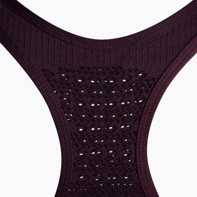 Sutien de fitness Carpatree Phase Seamless maroon CP-PSB-BU 4