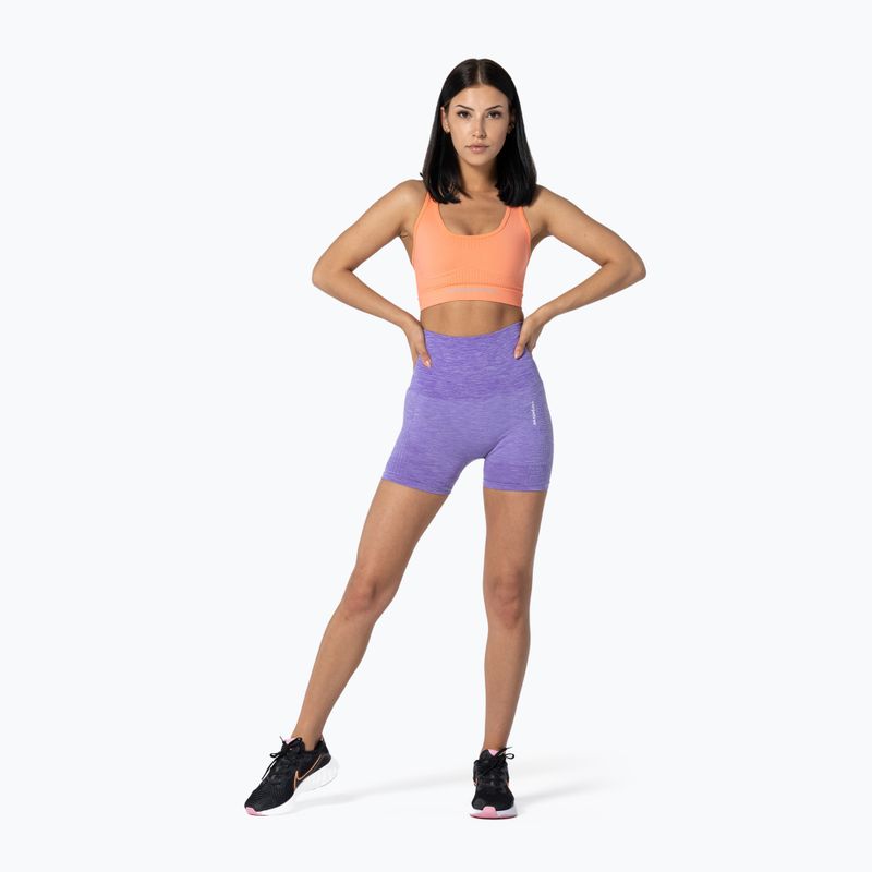 Pantaloni scurți fără cusături Carpatree Seamless pentru femei Model One violet SSOC-C 4
