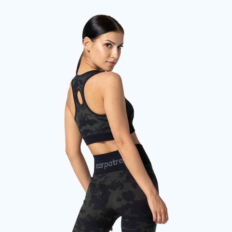 Sutien de fitnessCarpatree Camo Seamless green 2