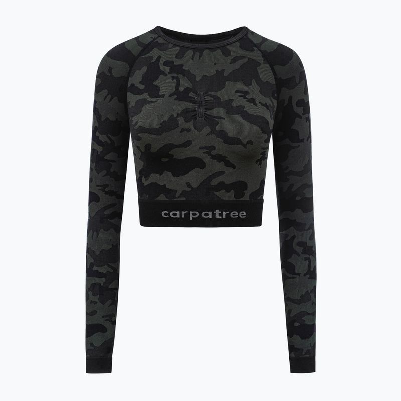 Top de antrenament pentru femei Carpatree Camo Seamless green 5