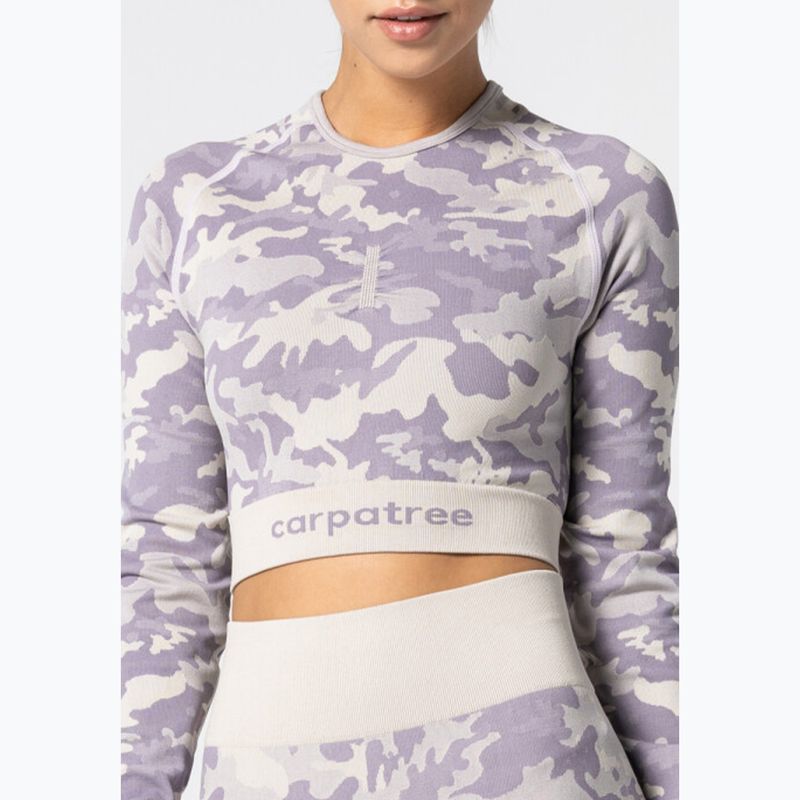 Top de antrenament pentru femei Carpatree Camo Seamless purple 4