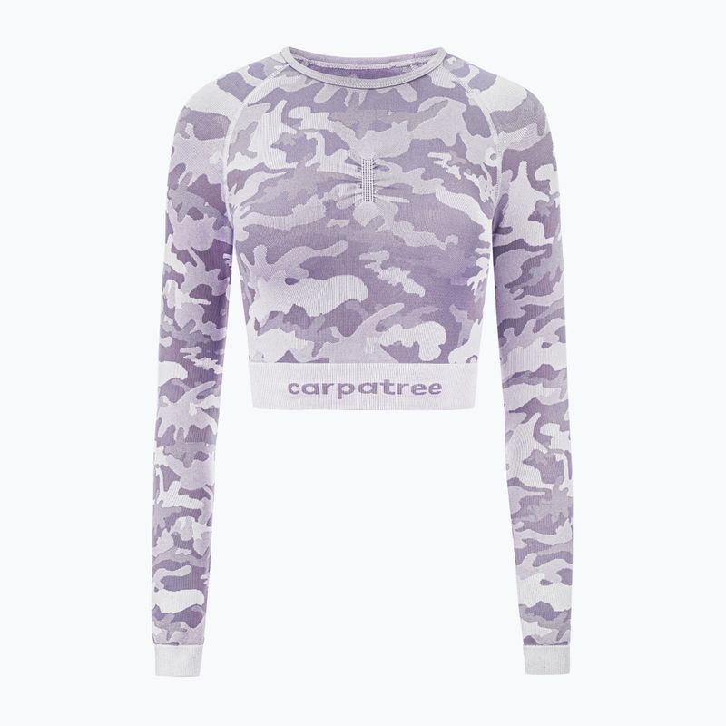 Top de antrenament pentru femei Carpatree Camo Seamless purple 5