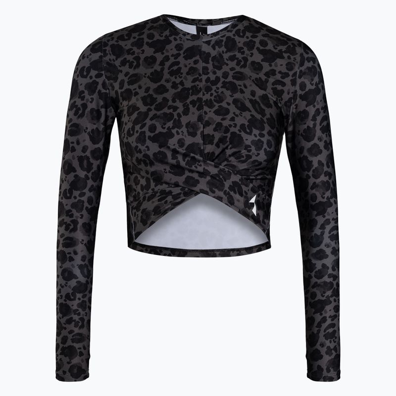 Tricou Carpatree Gaia Thermoactive Panter LS negru/gri pentru femei Carpatree Gaia Thermoactive Panter LS negru/gri