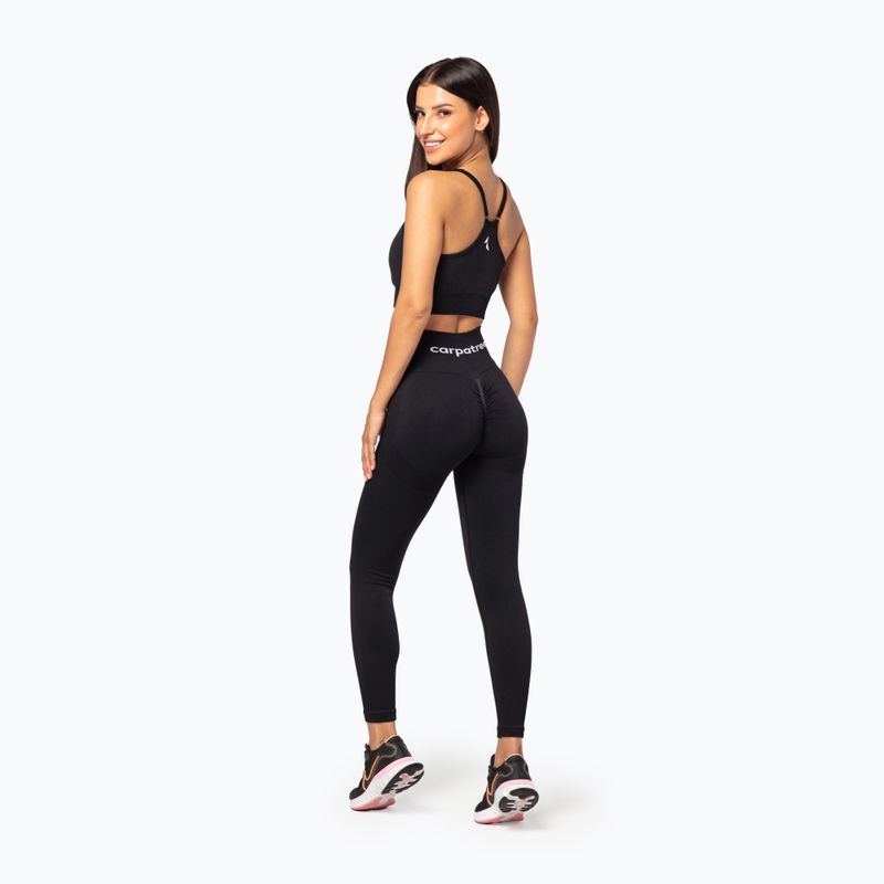 Colanți de antrenament pentru femei Carpatree Allure Seamless black 3