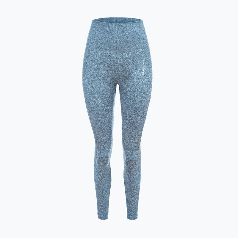 Colanți de antrenament pentru femei Carpatree Allure Seamless mallard blue 5