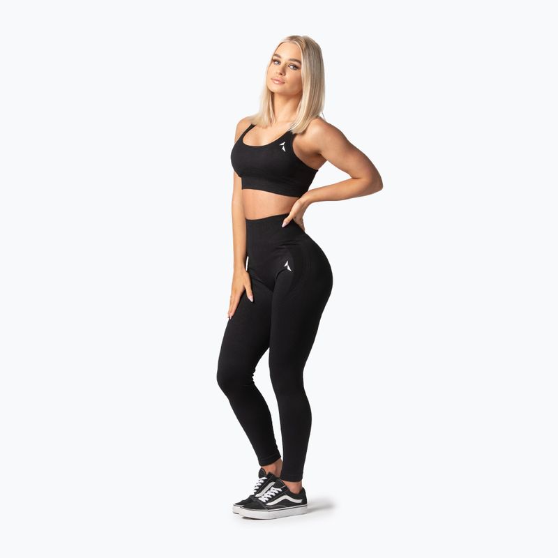 Colanți de antrenament pentru femei Carpatree Arcade Seamless black 3