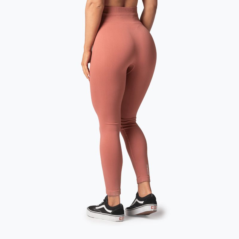 Colanți de antrenament pentru femei Carpatree Arcade Seamless pink/canyon rose 2