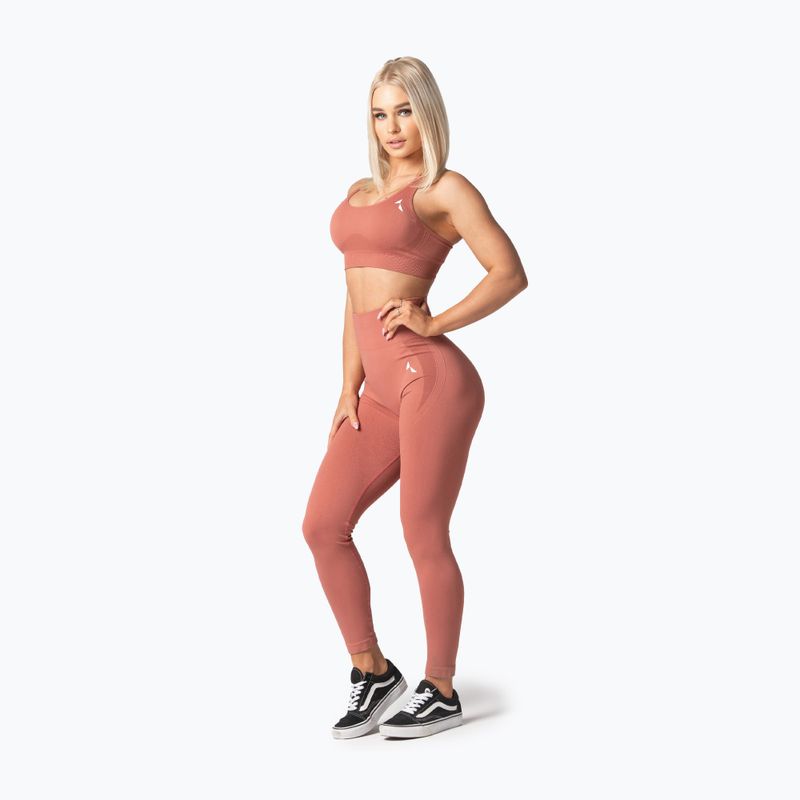 Colanți de antrenament pentru femei Carpatree Arcade Seamless pink/canyon rose 3