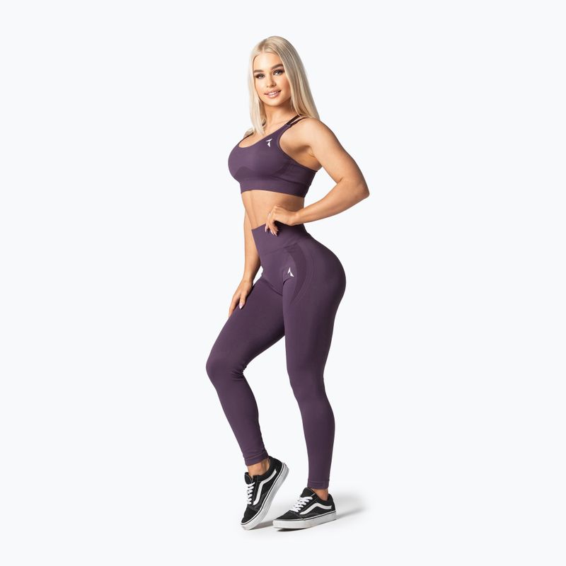 Colanți de antrenament pentru femei Carpatree Arcade Seamless purple/navy cosmos
