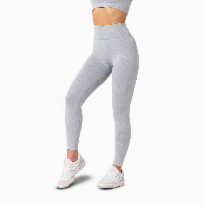 Colanți de antrenament pentru femei  Carpatree Yasmine Seamless blue stone wash