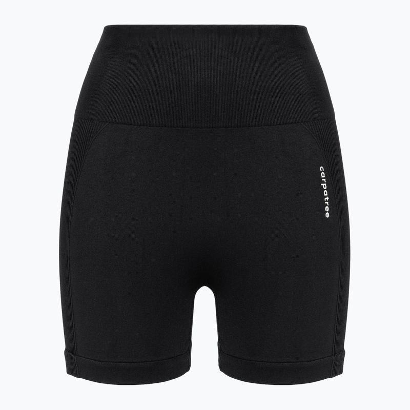 Pantaloni scurți de antrenament pentru femei Carpatree Allure Seamless black