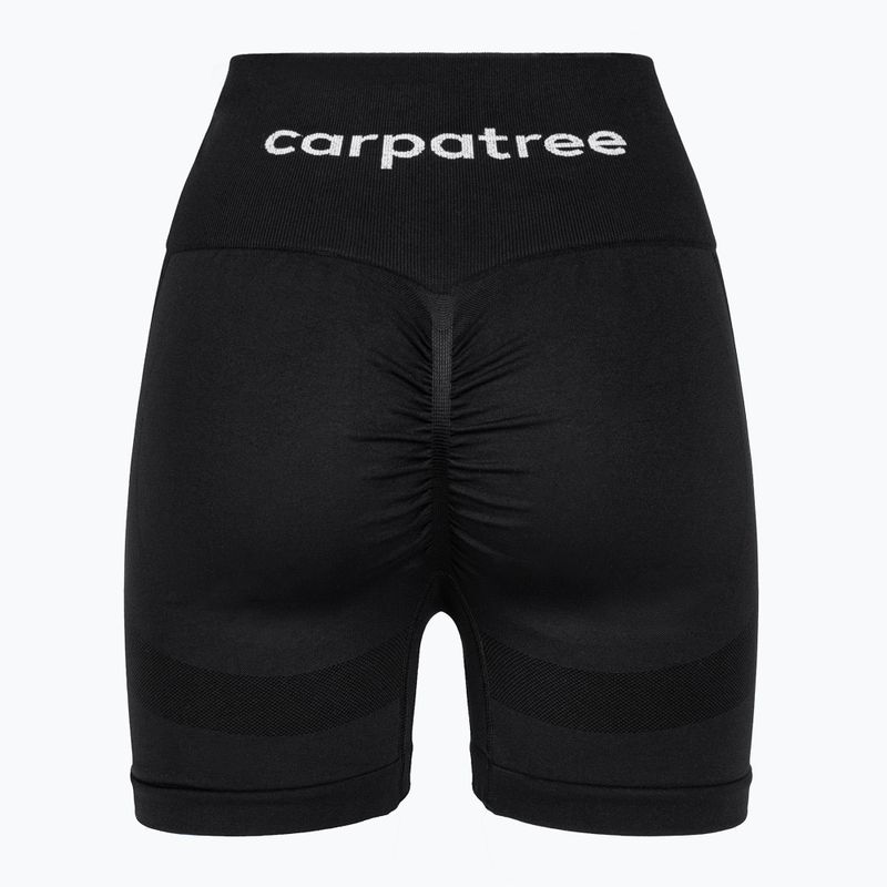 Pantaloni scurți de antrenament pentru femei Carpatree Allure Seamless black 2