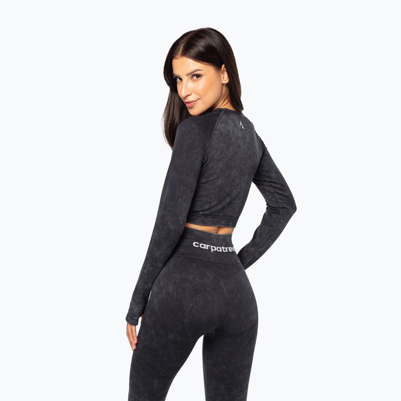 Top de antrenament pentru femei Carpatree Yasmine Seamless Longsleeves black 3