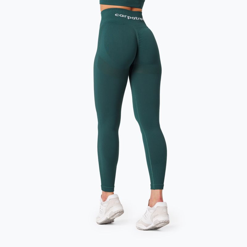 Colanți de antrenament pentru femei Carpatree Allure Seamless forest green 5