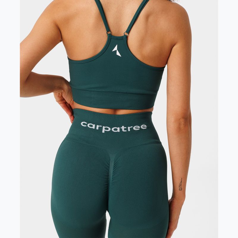 Colanți de antrenament pentru femei Carpatree Allure Seamless forest green 6