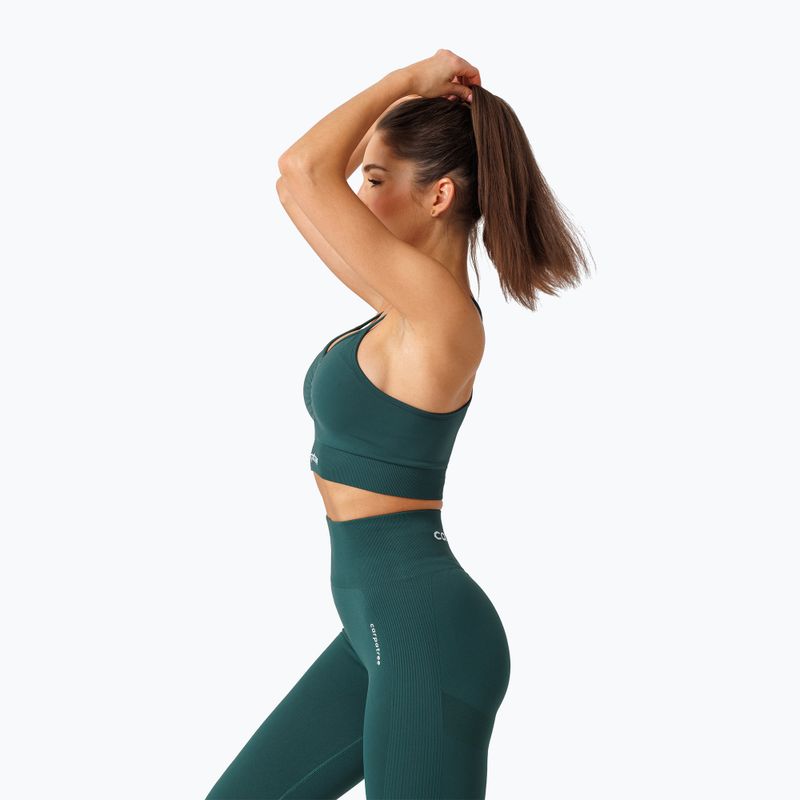 Sutien fitness Carpatree Allure Seamless forest green 5