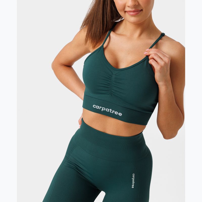 Sutien fitness Carpatree Allure Seamless forest green 6