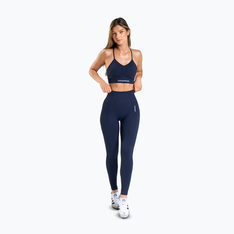 Colanți de antrenament pentru femei Carpatree Allure Seamless midnight blue 2