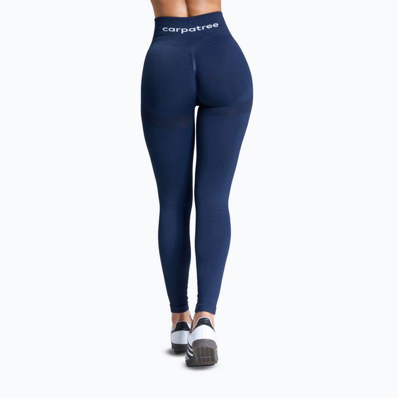 Colanți de antrenament pentru femei Carpatree Allure Seamless midnight blue 3