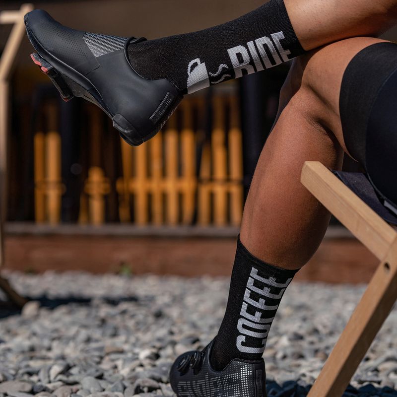 LUXA Coffee Ride șosete de ciclism negru LAM21SCRBS1 6