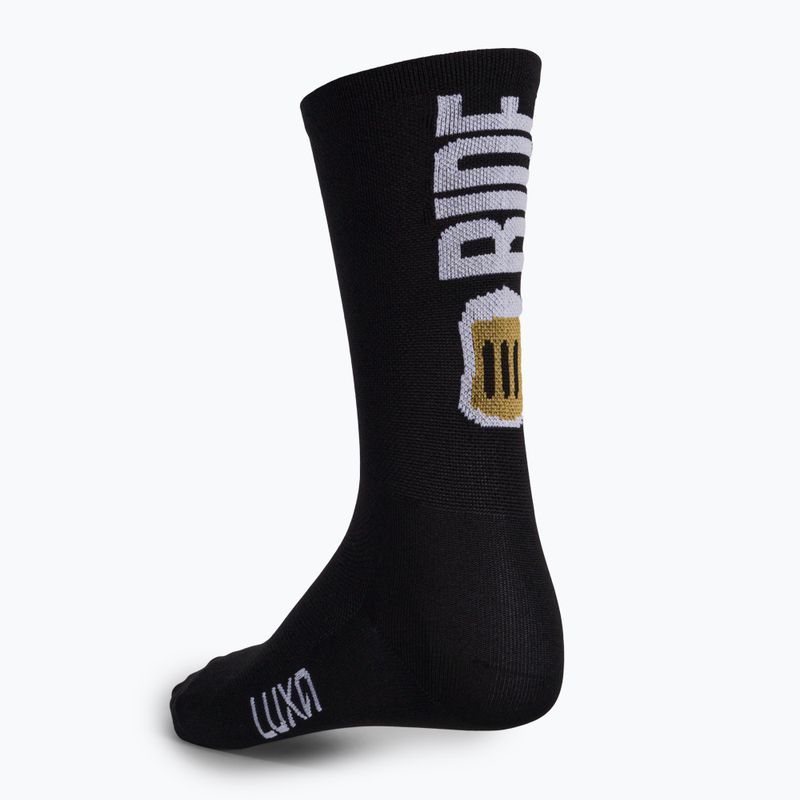 LUXA Beer Ride șosete de ciclism negru LAM21SBRBS1 5
